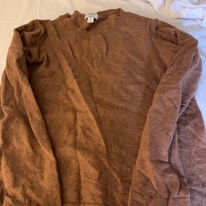 JCrew brown Teddie sweater